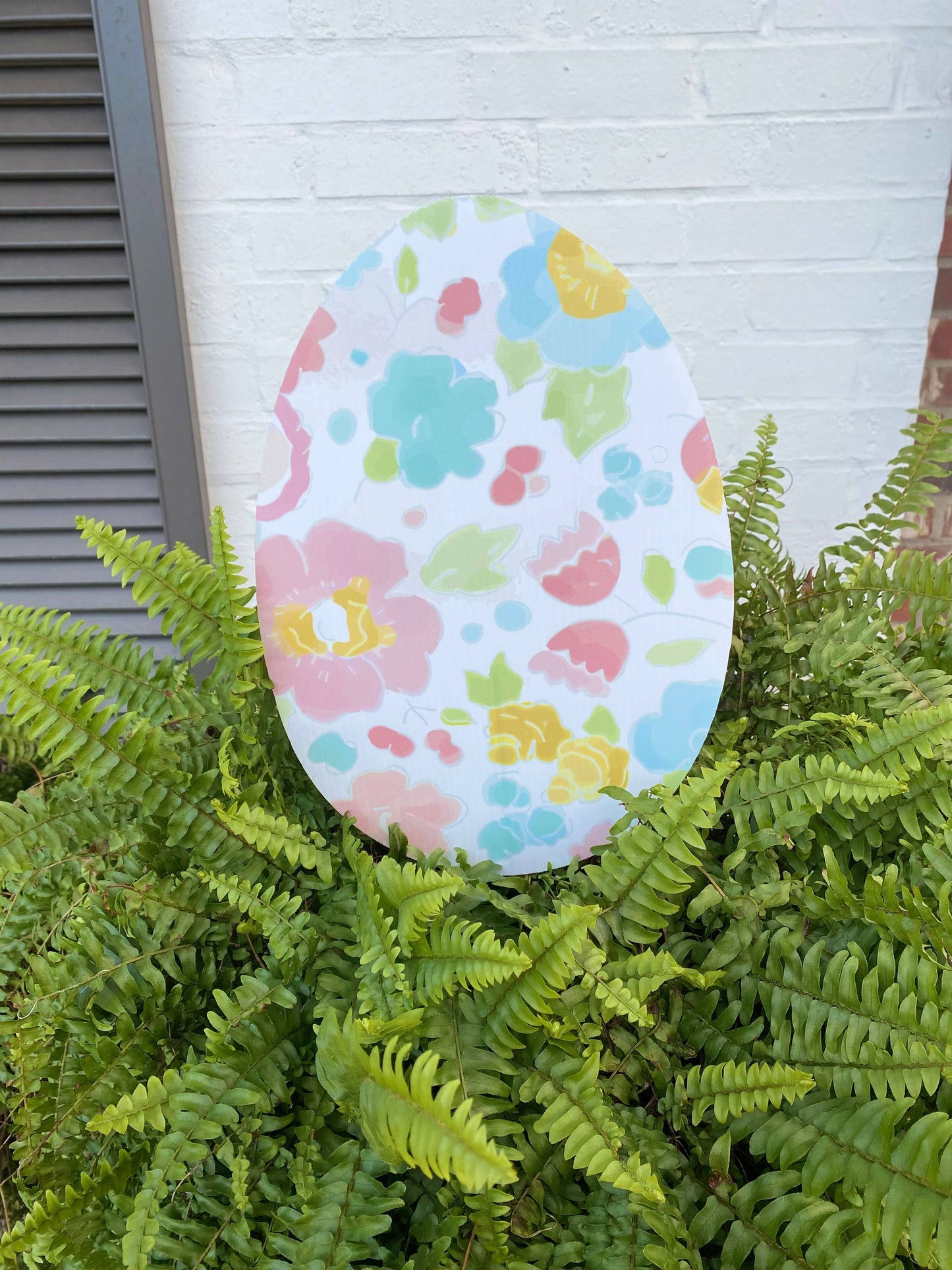 Floral Easter Egg